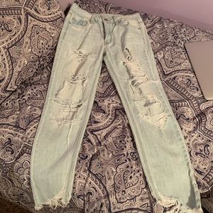 Distressed Boyfriend Jeans